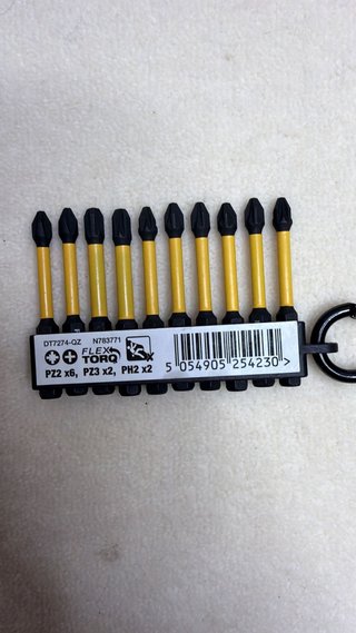 Juego de puntas DeWalt con clip