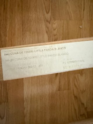 Cuna bebé 120x60 cm
