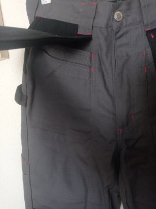Pantaloncini da lavoro Cofra grigi e neri. Taglia 40