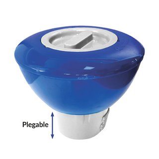 Dosificador flotante piscina azul