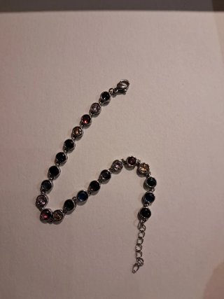 Pulsera bisutería piedras multicolor