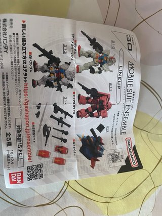 Figura Gundam Gashapon
