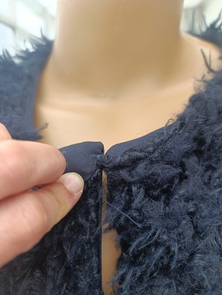 Chaqueta azul oscura pelo Sfera - talla S