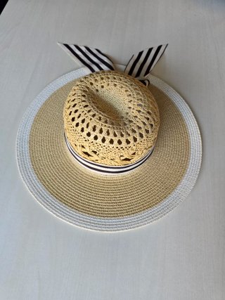 Set 3 cappelli di paglia estivi donna