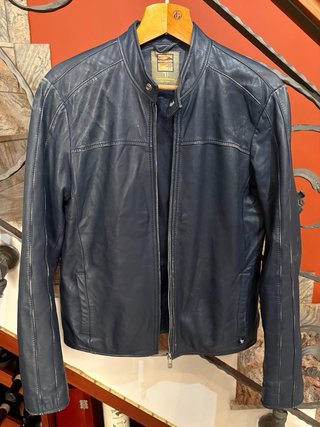 Giacca biker Trussardi Jeans Vera Pelle vissuta