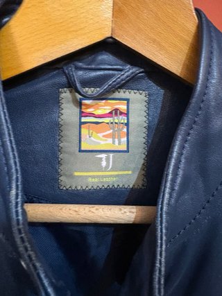 Giacca biker Trussardi Jeans Vera Pelle vissuta