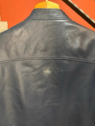 Giacca biker Trussardi Jeans Vera Pelle vissuta