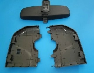 Retrovisor Interior y Moldura Luna Delantera
