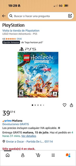 LEGO Horizon Adventures PS5 precintado