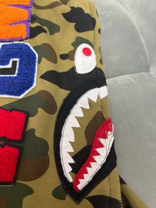 BAPE Shark Hoodie Talla S Algodón