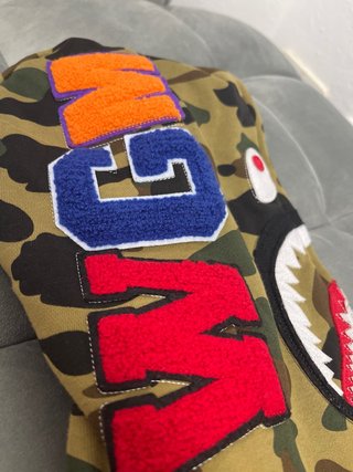 BAPE Shark Hoodie Talla S Algodón