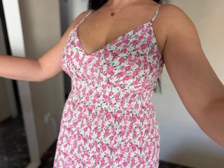 Vestido midi floral rosa sin usar