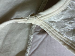 Top encaje blanco con relleno