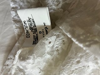 Top encaje blanco con relleno