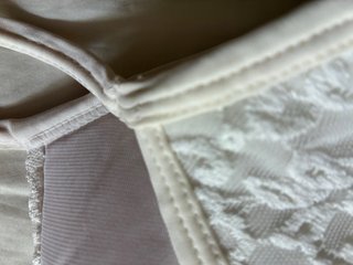 Top encaje blanco con relleno