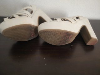 Sandalias Xti plateadas con plataforma 37