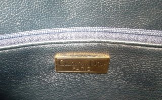 Bolso Dior 30 Montaigne Avenue Cuero Dorado 80s