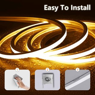 Tira LED neón SUCIKORIO 15m IP65 3000K