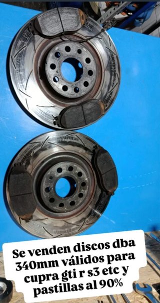 Discos DBA 340mm y Pastillas