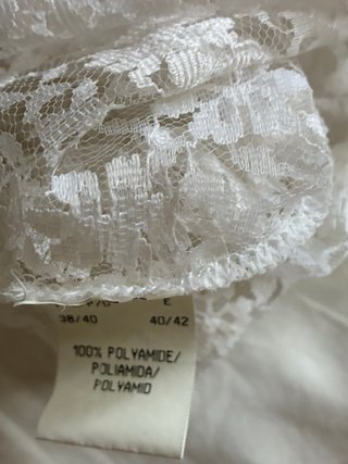Camisón de encaje blanco