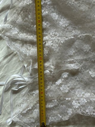 Camisón de encaje blanco