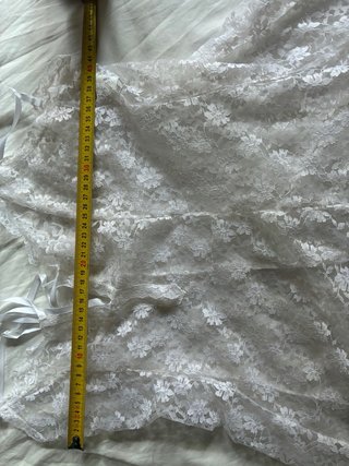Camisón de encaje blanco