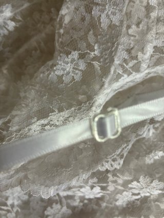 Camisón de encaje blanco