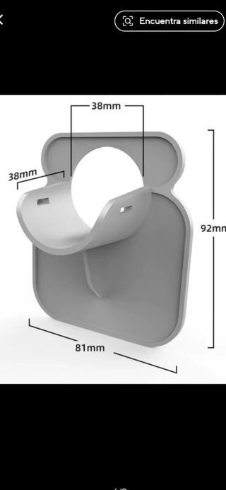 2 Soportes de Manguera para Piscina color gris