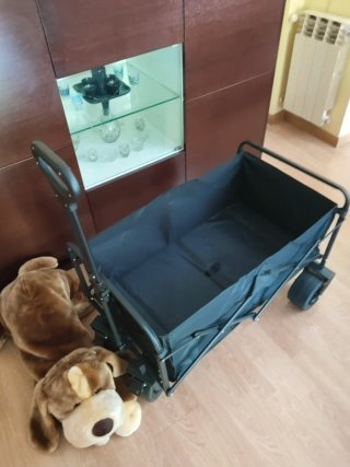 Carro playa plegable (NUEVO),175 KG. RUEDAS ANCHAS