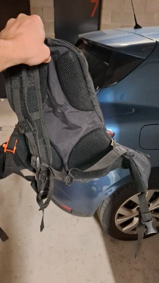 Mochila Quechua Trail Running/Bici Negra