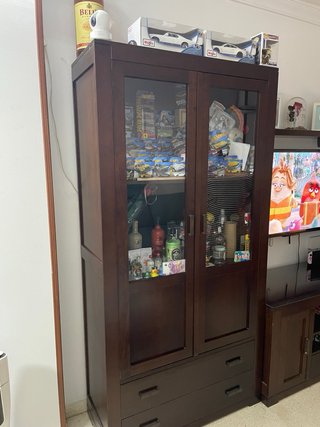 Mesa de comedor y 4 sillas, mueble de salon