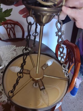 Lámpara de techo colgante estilo clásico