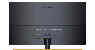 Monitor Curvo KOORUI - 23,6 Pollici Full HD VA 100Hz (1920x1080, 3000:1, 3ms, Curvatura 1500R, Antiriflesso, Eye Ease, Inclinazione, HDMI, VGA)