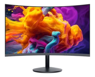 Monitor Curvo KOORUI - 23,6 Pollici Full HD VA 100Hz (1920x1080, 3000:1, 3ms, Curvatura 1500R, Antiriflesso, Eye Ease, Inclinazione, HDMI, VGA)