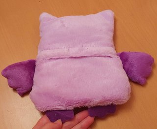 COJIN SEMILLAS LAVANDA BÚHO PELUCHE MICROONDAS