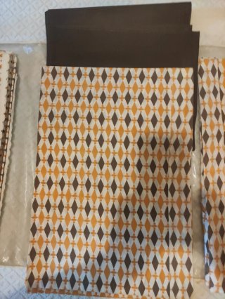 Coordinato letto matrimoniale anni '70 6 pezzi