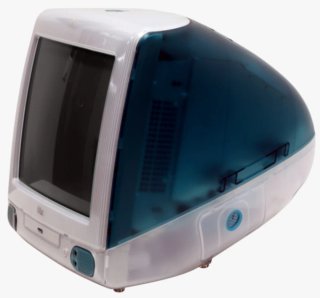 Imac G3 Apple Azul y Blanco