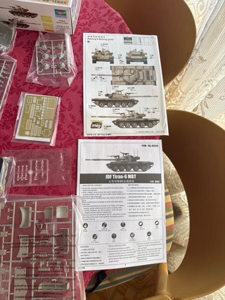 Maqueta Tanque IDF Tiran-6 MBT Trumpeter 1/35