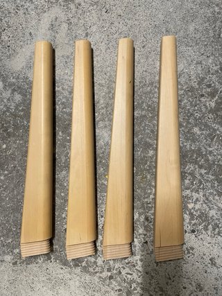 Mesa centro Ikea Lisabo madera clara