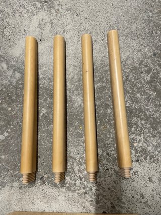 Mesa centro Ikea Lisabo madera clara
