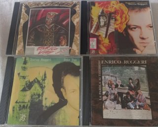 4 CD Enrico Ruggeri: Enrico VIII, Peter Pan, Ogget