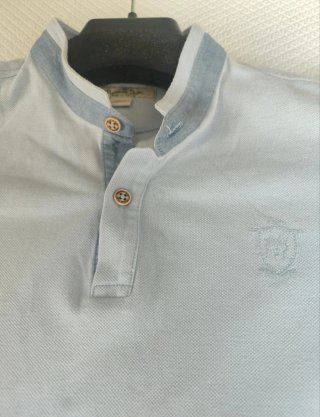 Massimo Dutti Polo Talla XS Azul
