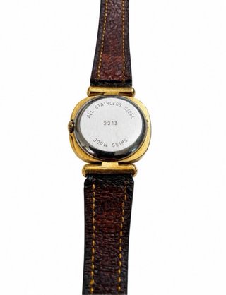 Reloj Cauny by Darwil Mujer Negro y Dorado