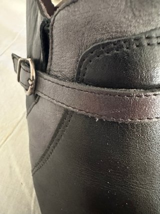 Zapatos botín mujer negros y plateados