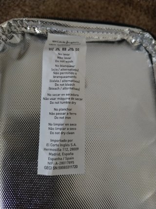 Bolsa Porta Alimentos Roja y Gris