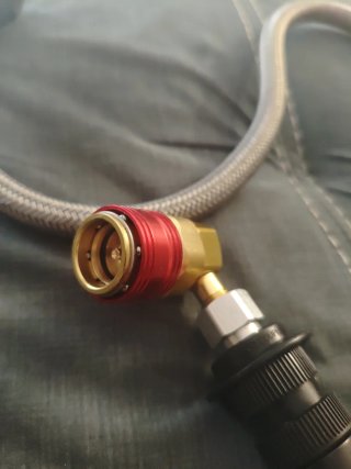 Manometro de aire acondicionado con adaptador