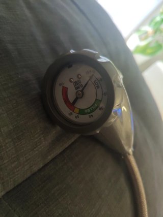 Manometro de aire acondicionado con adaptador