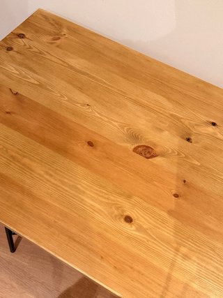 Mesa de estudio madera y metal
