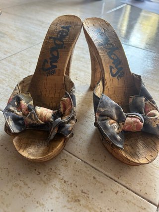 Sandalias Replay Tacon Alto Talla 38