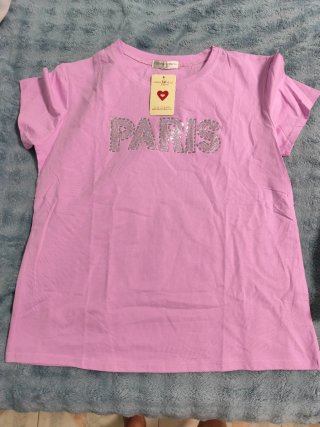 Camiseta Paris L Rosa